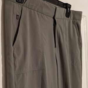 Athleta Tribeca Utility Crop Pant in Laurel Olive